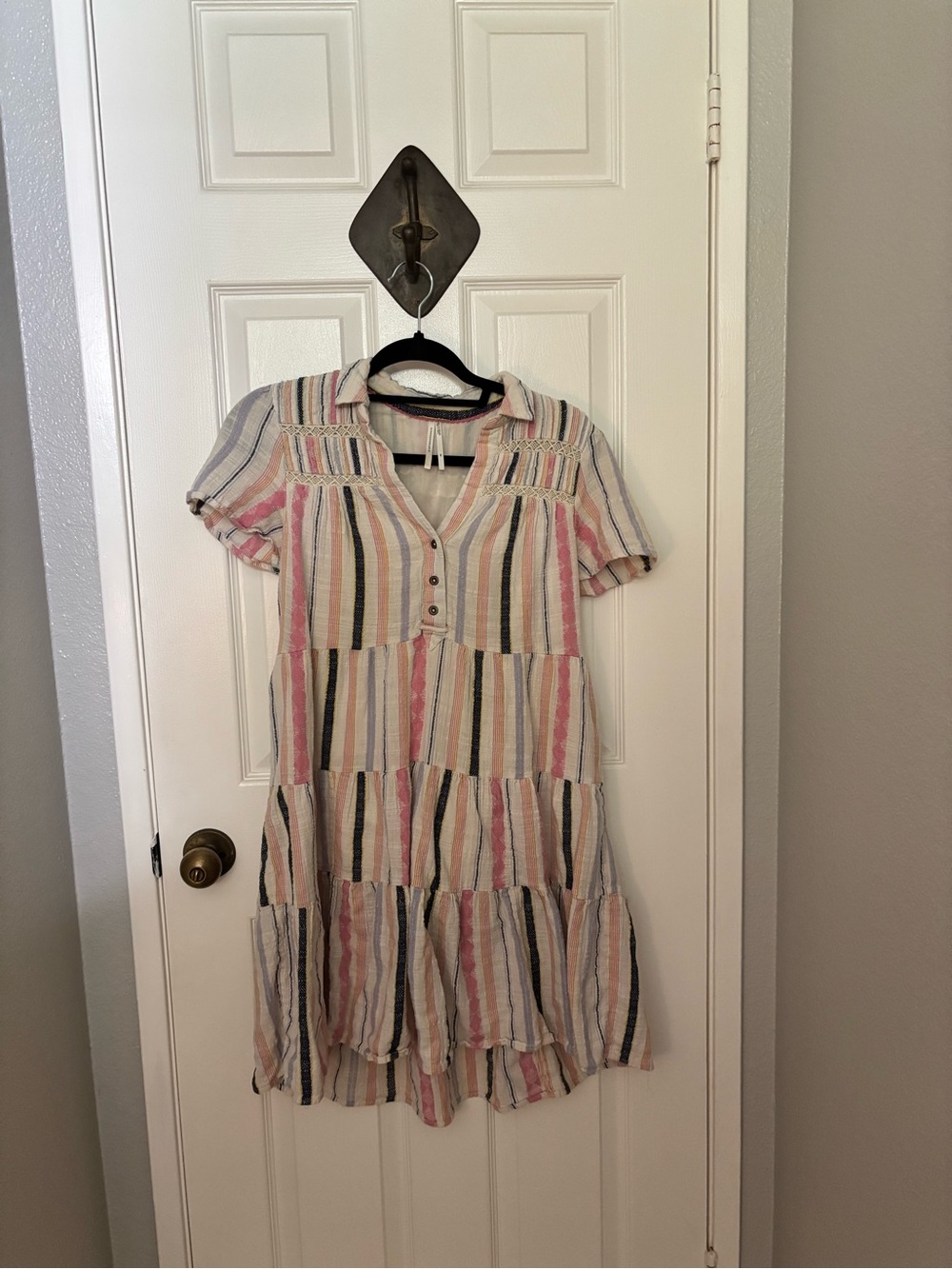 Striped Tiered Dress